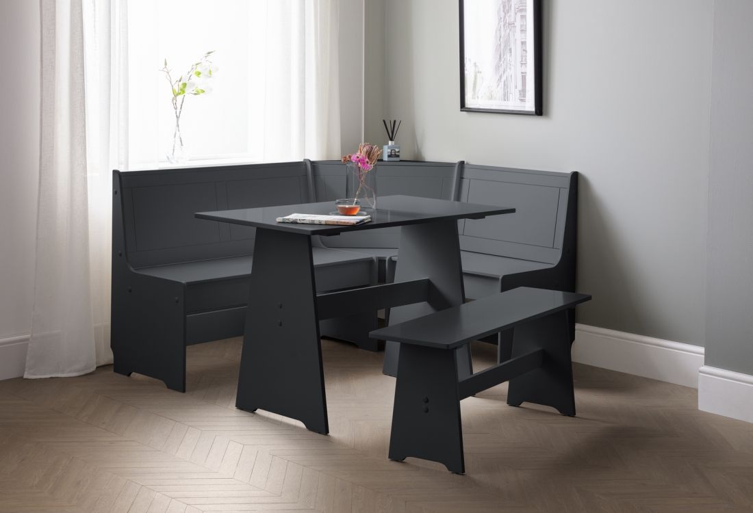 Newport Corner Dining Set Anthracite Freitaslaf Net LTD