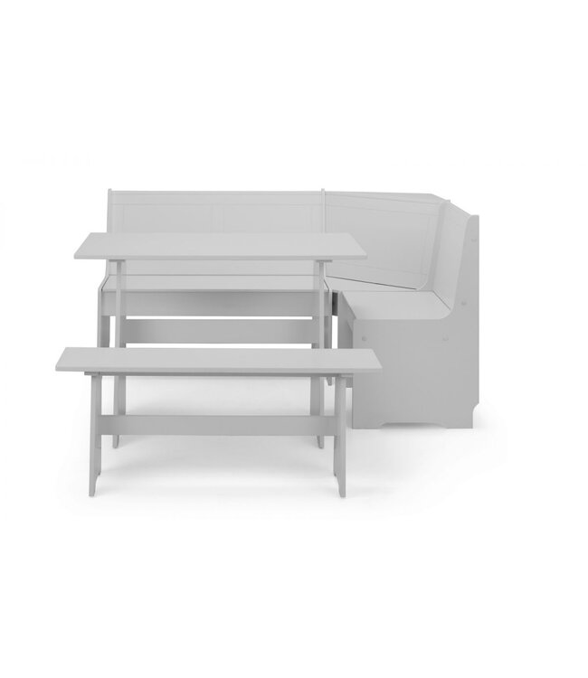 Julian Bowen Newport Corner Dining Set - Dove Grey