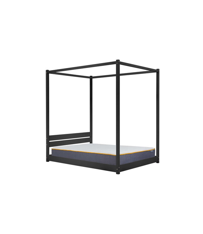 Birlea Darwin Four Poster Bed- Black