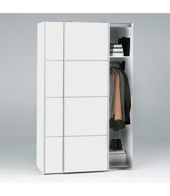 Furniture to Go Verona White Sliding Wardrobe 120 cm