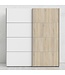 Furniture to Go Verona 180 cm Sliding Wardrobe - White & Oak