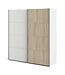 Furniture to Go Verona 180 cm Sliding Wardrobe - White & Oak