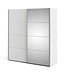 Furniture to Go Verona 180 cm Sliding Wardrobe - White & Mirror