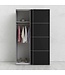 Furniture to Go Verona Black Sliding Wardrobe 120 cm