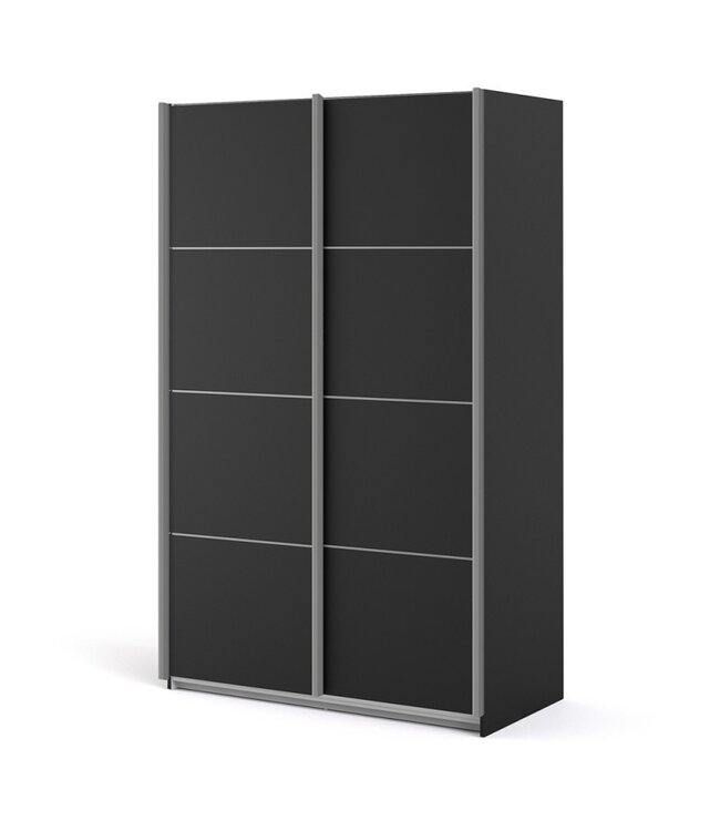 Furniture to Go Verona Black Sliding Wardrobe 120 cm