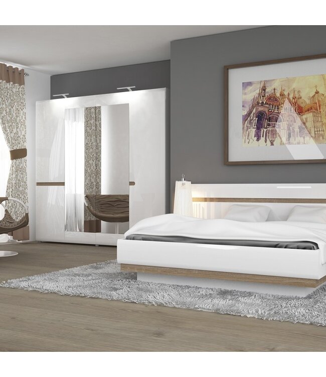 Furniture to Go Chelsea 4 Door Wardrobe