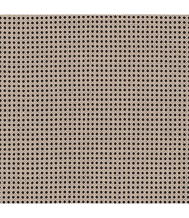 Furniture to Go Cestino Oak & Rattan 2 Door Display Cabinet