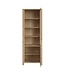 Furniture to Go Cestino Oak & Rattan Display Cabinet