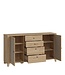 Furniture to Go Cestino Oak & Rattan Sideboard