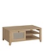 Furniture to Go Cestino Oak & Rattan Coffee Table