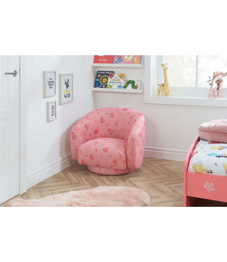 Birlea Children's Princess Accent Swivel Chair