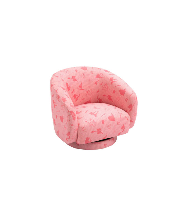 Birlea Children's Princess Accent Swivel Chair