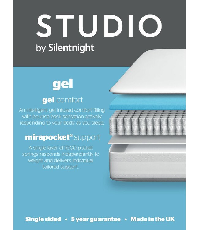 Silentnight Studio Geltex Mattress