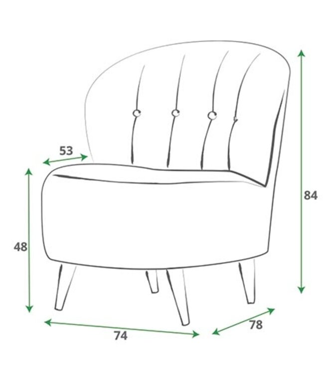 Sweet Dreams Ribble Accent Chair