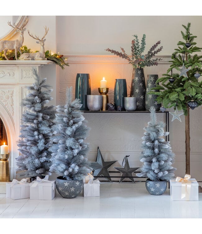 Flekke Small Potted Sparkly Pine