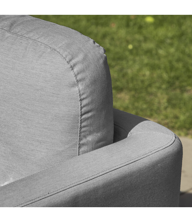 Ancona Dining Set With Fire Pit Table