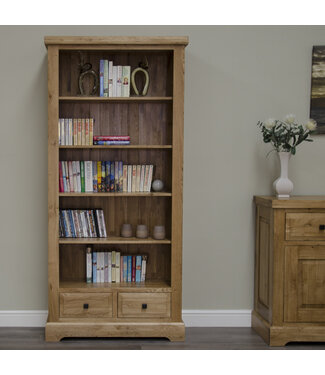 Homestyle GB Deluxe Oak Large Bookcase