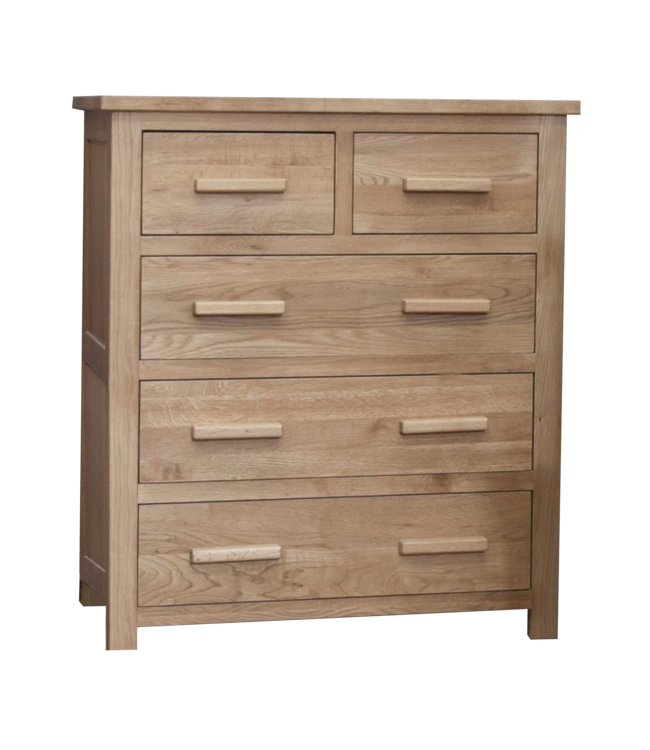 Homestyle GB Opus Oak 3+2 Drawer Chest