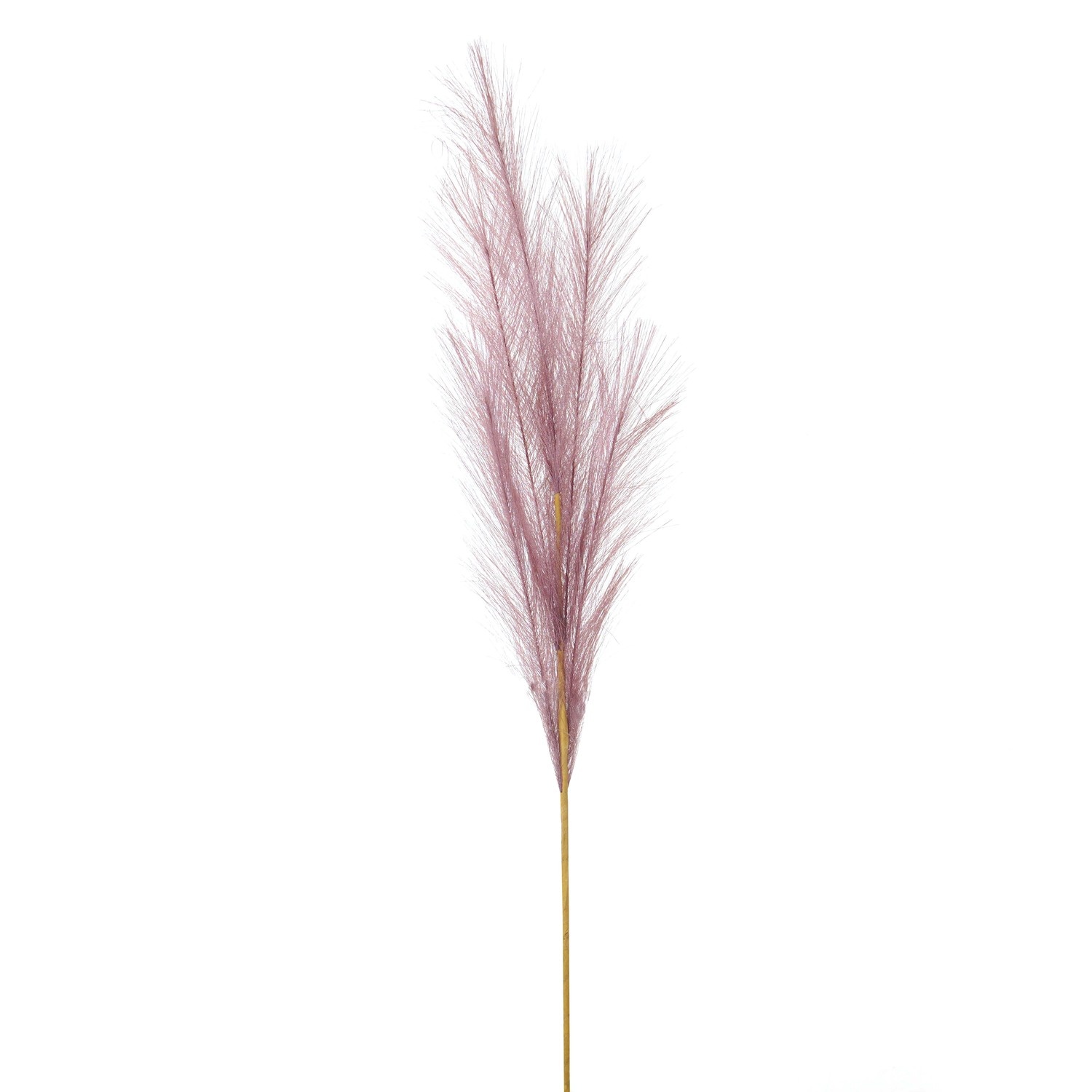 Scarlet Faux Pampas Grass Stem - Freitaslaf Net LTD