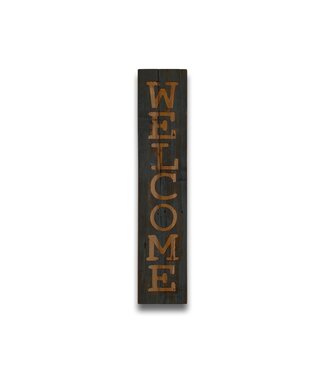 Hill Interiors Welcome Grey Wash Wooden Message Plaque