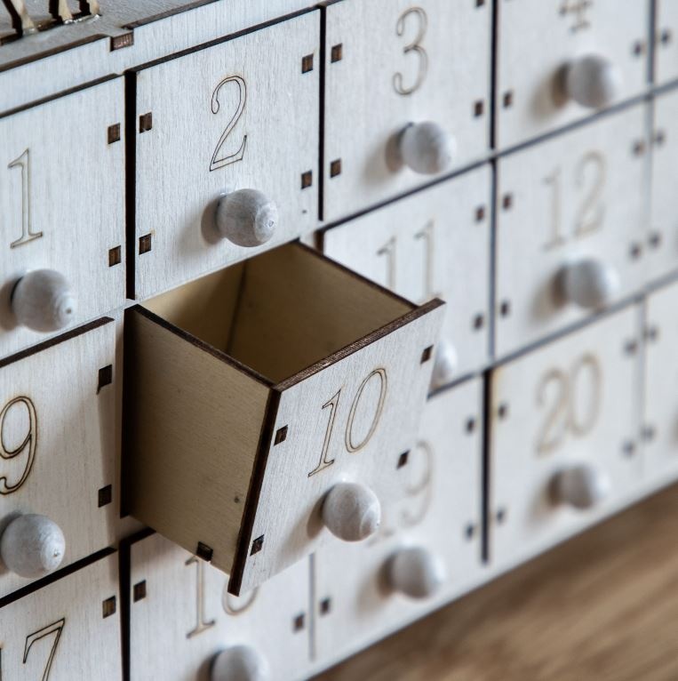 Advent Calendar With LED White - Freitaslaf Net LTD