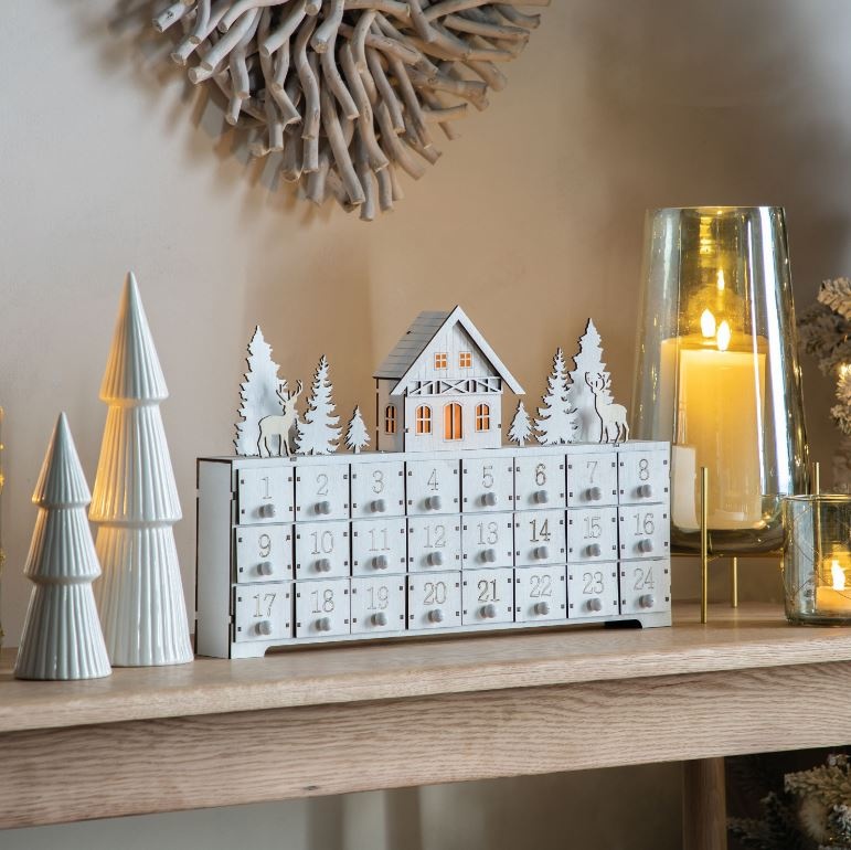 Advent Calendar With LED White - Freitaslaf Net LTD