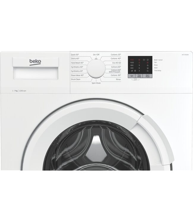 WTL72052W Freestanding 7kg 1200 Spin Washing Machine