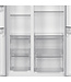 Montpellier MSBS442X American Style Inox Fridge Freezer