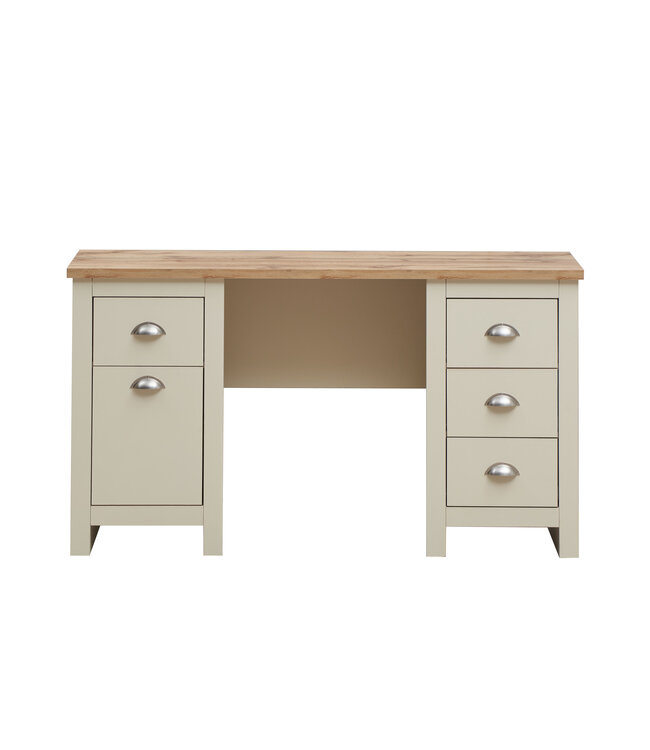 Timber Art Design Lisbon 5 Drawer Desk