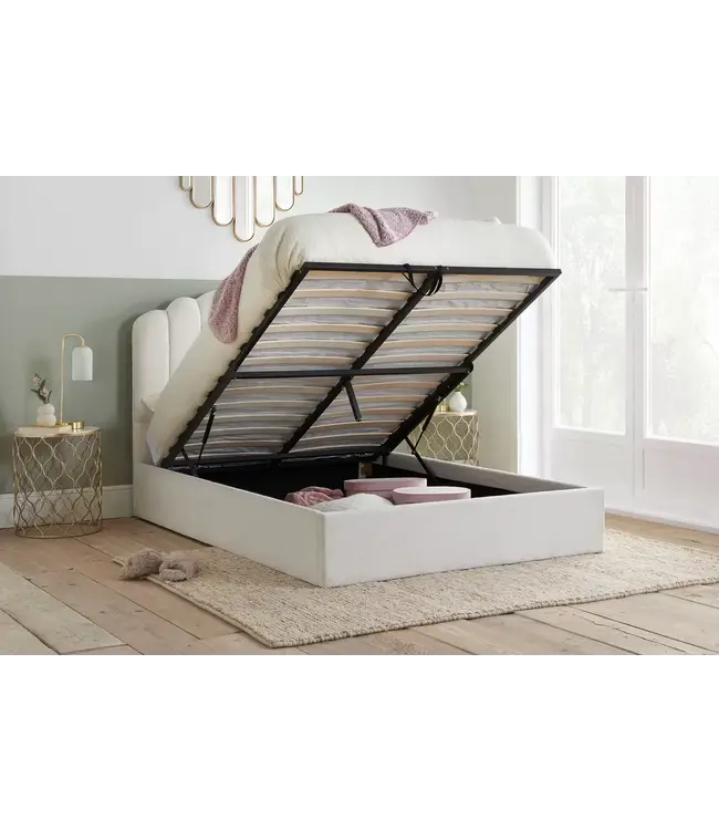 Birlea Monaco Teddy Bear Fabric Ottoman Bed