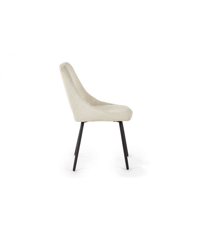 Julian Bowen Iris Ivory Boucle Dining Chair