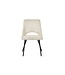Julian Bowen Pair Iris Ivory Boucle Dining Chair