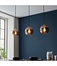 Black & Copper Trio Pendant Light