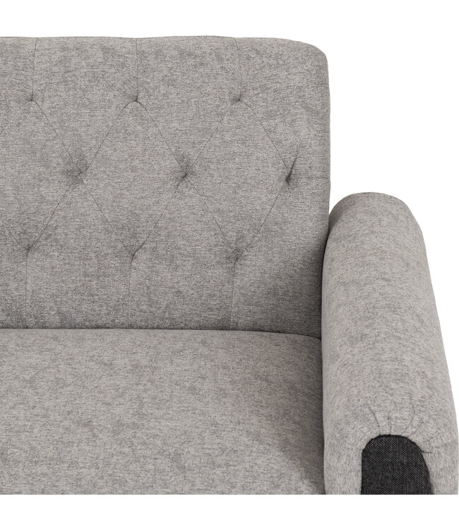 Seconique Chester 3 & 2 Seater Sofa - Light Grey