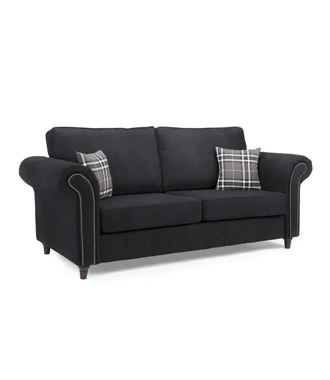 Oakland 3 & 2 Seater Sofa - Charcoal