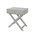 Core Products Painted Grey Petite X Leg Bedside