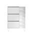 Timber Art Design Monaco 3 Drawer Shoe Cabinet