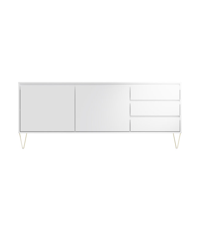 Timber Art Design Monaco 3 Door 2 Drawer Cabinet Sideboard