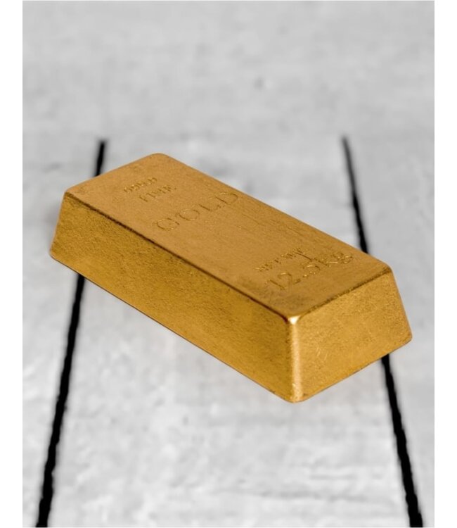McGowan & Rutherford Cast Iron Gold Bar Doorstop | Paperweight