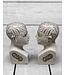 McGowan & Rutherford Ceramic Phrenology Head Bookends