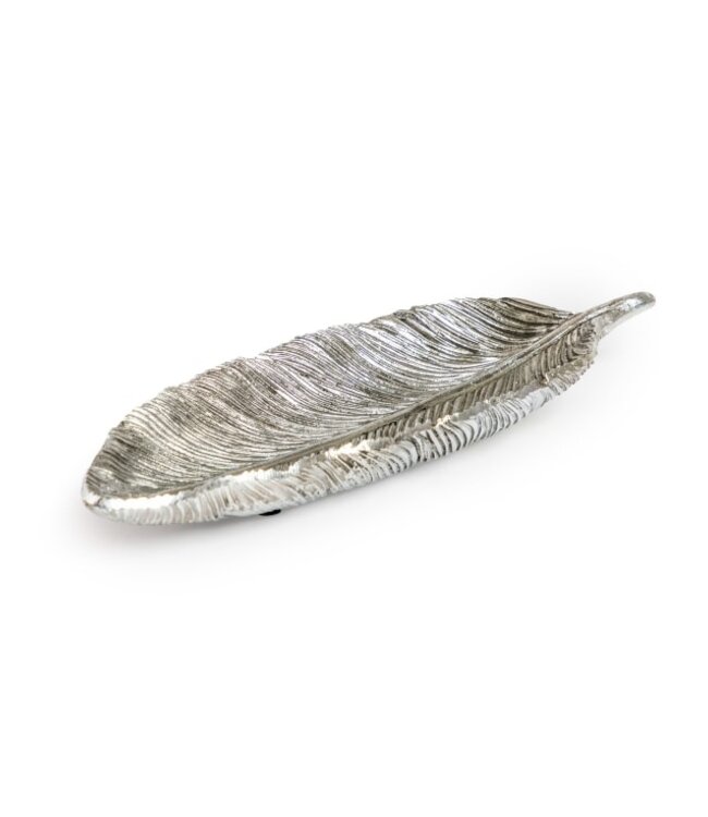 McGowan & Rutherford Silver Decorative Feather Dish