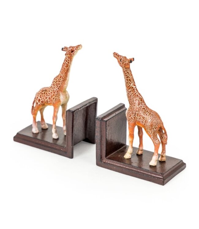 McGowan & Rutherford Cast Iron Giraffe Bookends