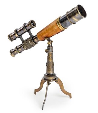McGowan & Rutherford Decorative Telescope on a Metal Stand