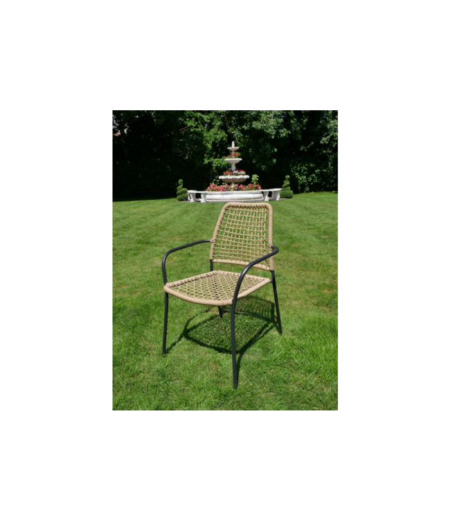 Amalfi Round Table & Two Chairs