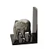 Fifty Five South Elephant Bookends With Marble Base