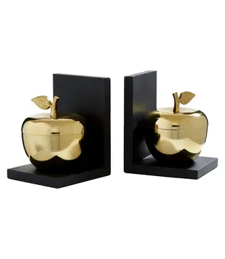 Fifty Five South Gold Apple Bookends