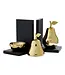 Fifty Five South Gold Pear Bookends