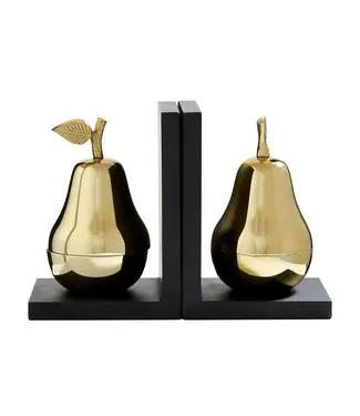 Fifty Five South Gold Pear Bookends