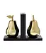 Fifty Five South Gold Pear Bookends