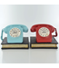 Fiesta Studios Retro 1970's Phone Bookends